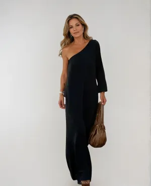Aiden - Chic One-Shoulder Evening Dress