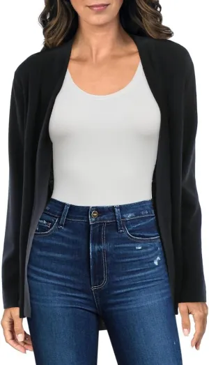 Anne Klein Womens Knit Open Front Cardigan Sweater
