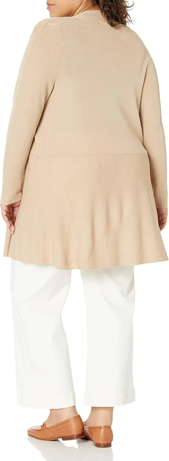 Anne Klein Women's Long Sleeve Monterey Cardigan