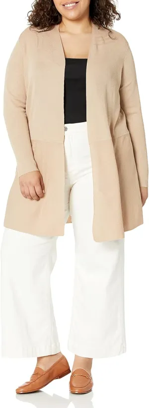 Anne Klein Women's Long Sleeve Monterey Cardigan