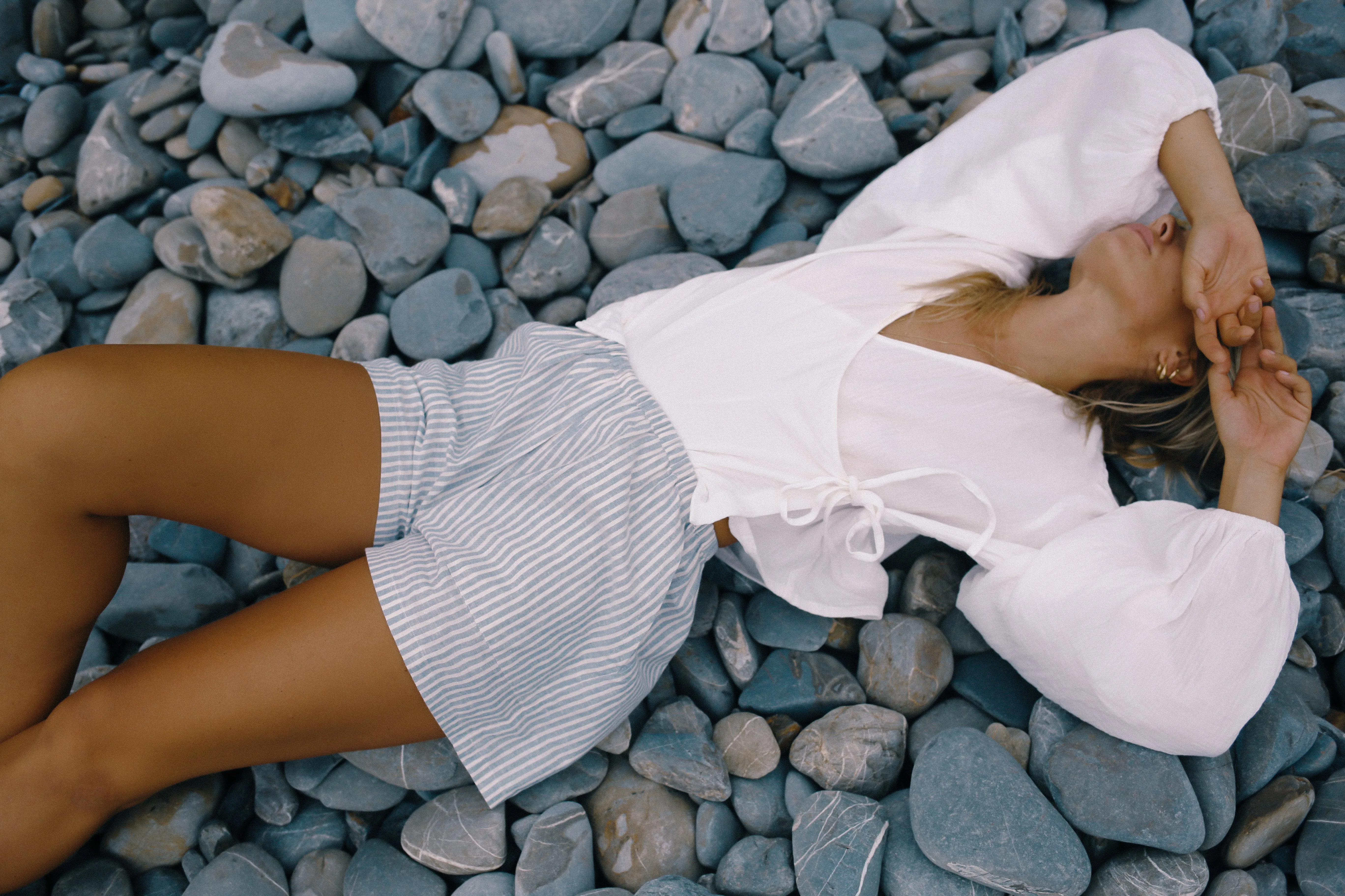 Ella Wrap Top White