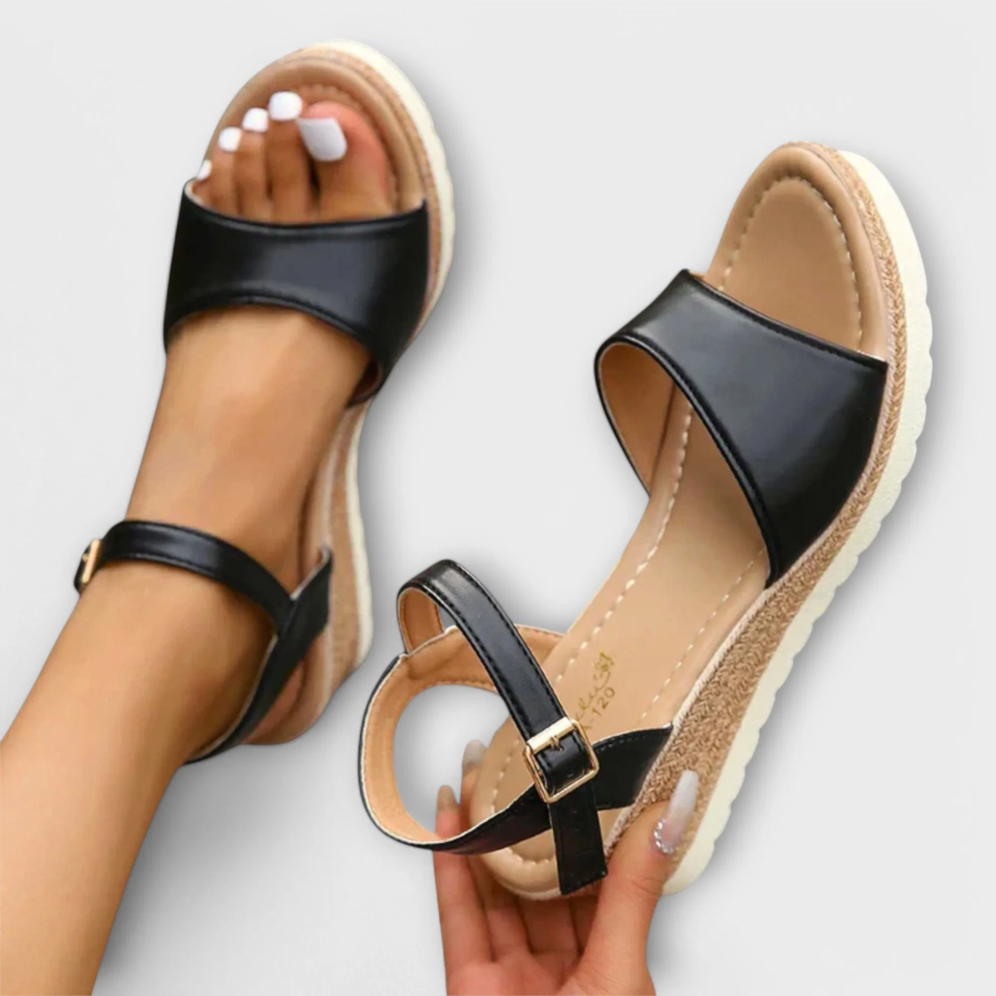 Elora Chic Wedge Sandals