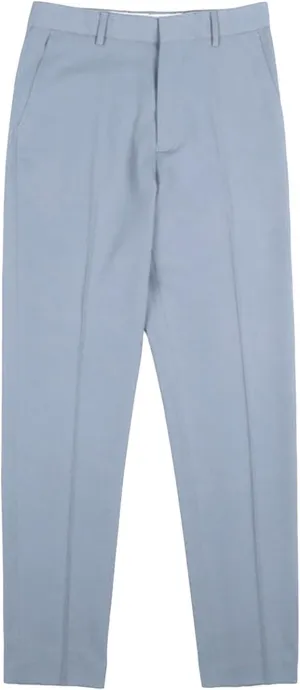 JEShifangjiusu Men's Flat Front Straight Fit Dress Pant Casual Skinny Stretch Chinos Pants Slim Fit Business Pant with Pocket (30,Light Blue), Light Blue, 30