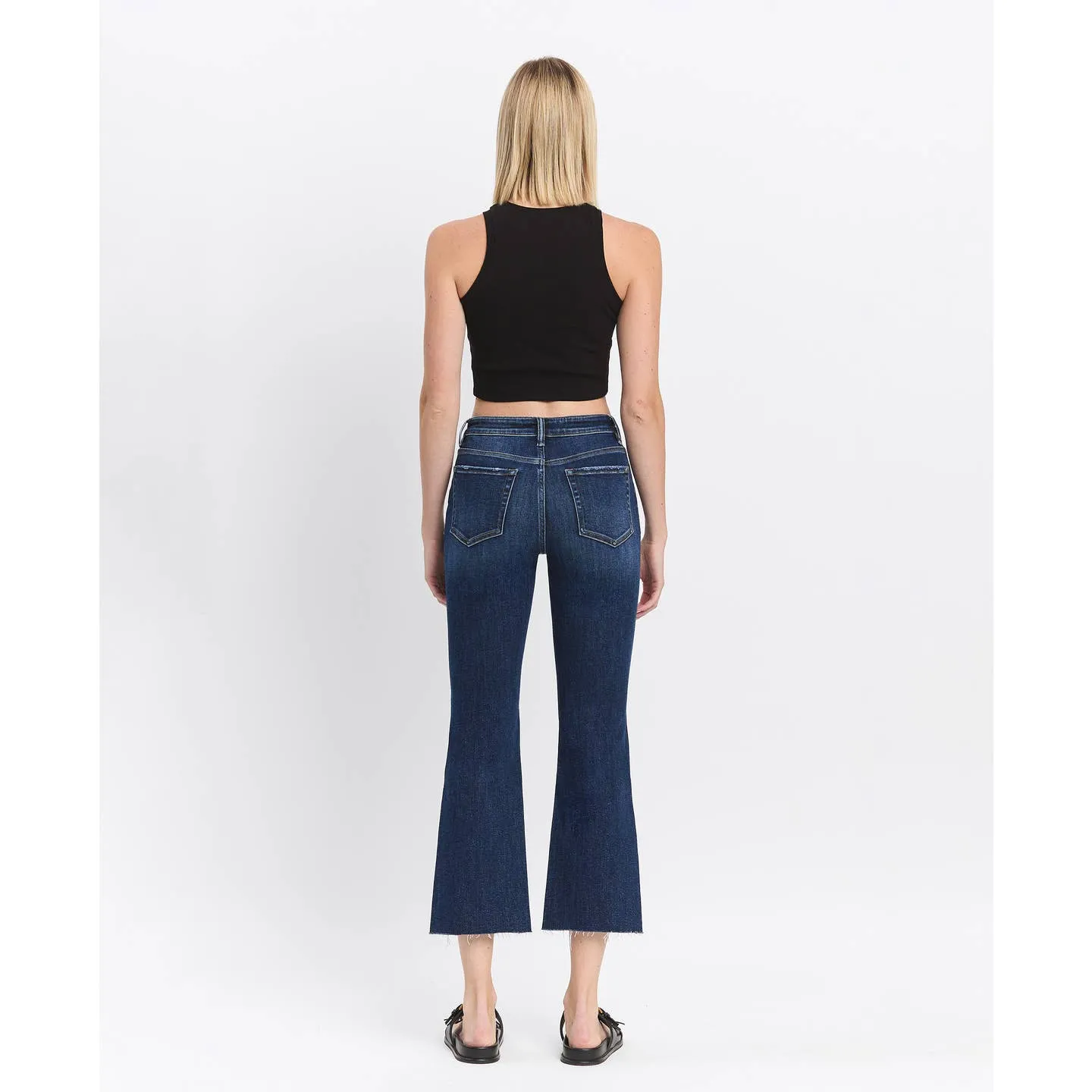 Lovervet High Rise Clean Cut Kick Flare