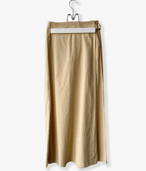 nowos/WRAP PANT(BEIGE)