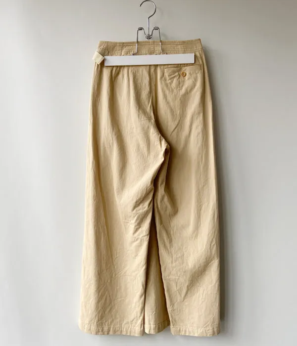nowos/WRAP PANT(BEIGE)