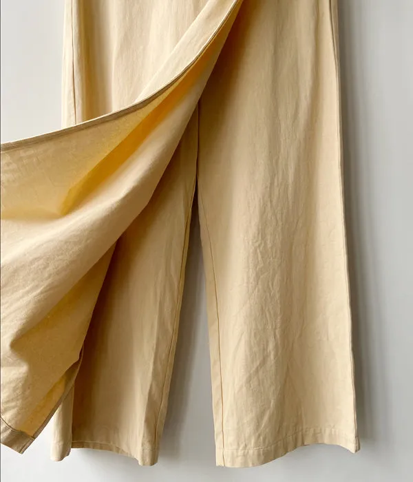 nowos/WRAP PANT(BEIGE)