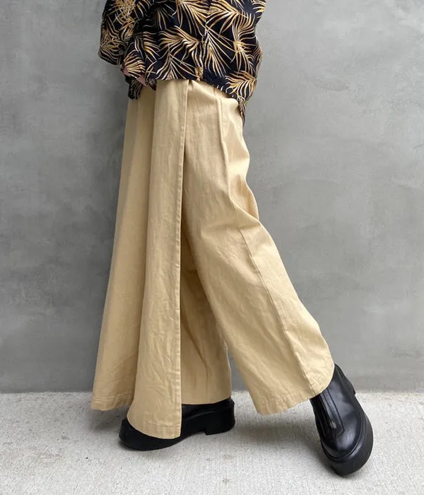 nowos/WRAP PANT(BEIGE)