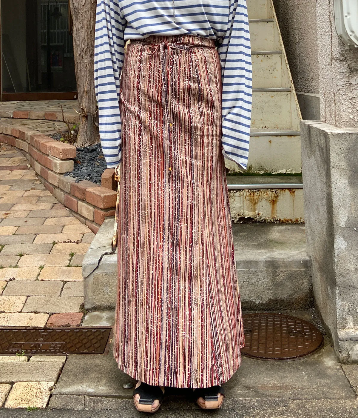 nowos/WRAP SKIRT(BEIGE)