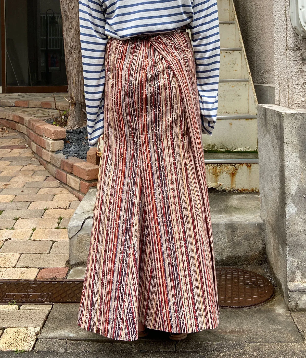 nowos/WRAP SKIRT(BEIGE)