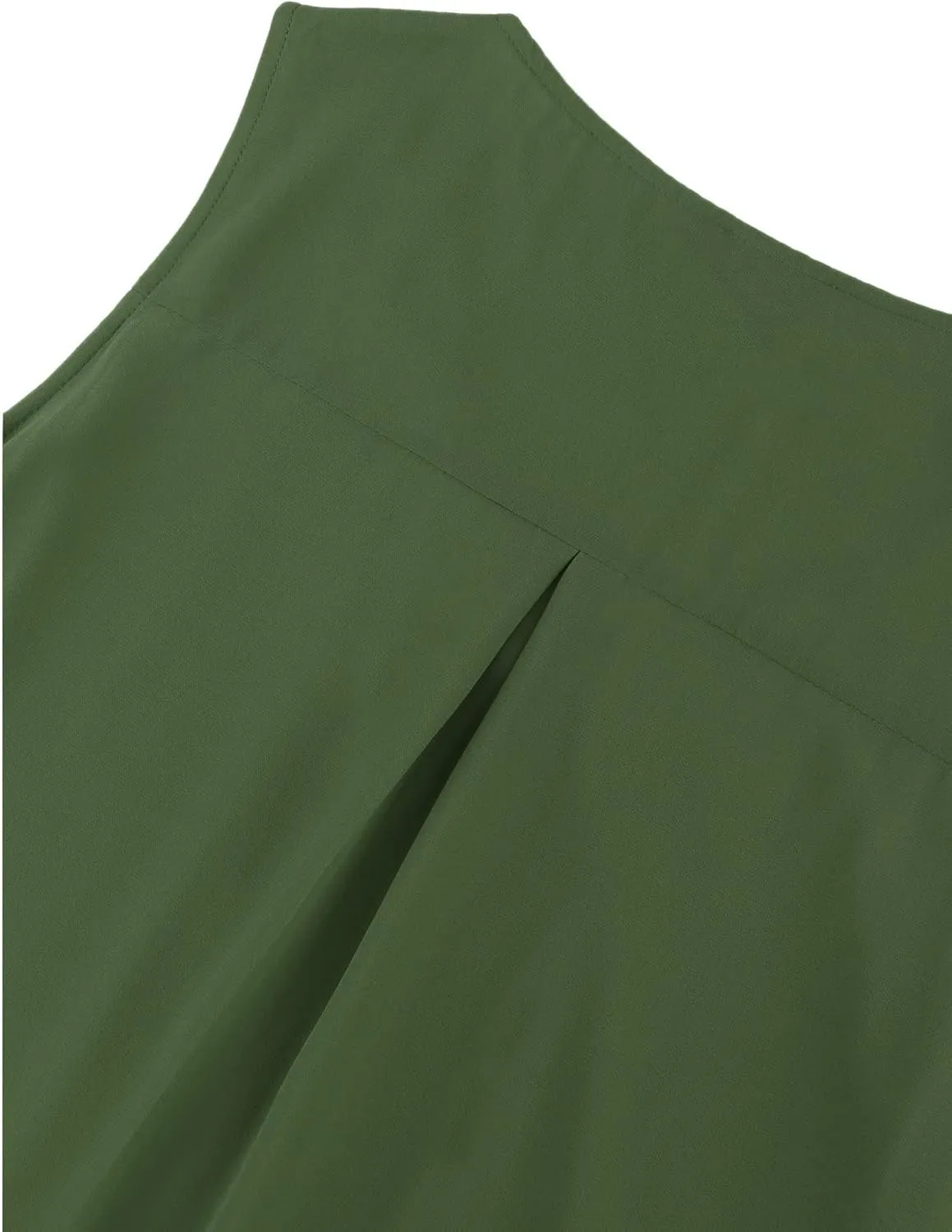 Timeson Women's Sleeveless Chiffon Tank Top Double Layers Casual Blouse Tunic